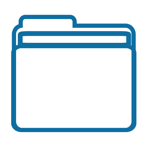 File, document, extension, format, paper, data, folder icon