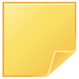 Blank, file, note, paper, postit icon
