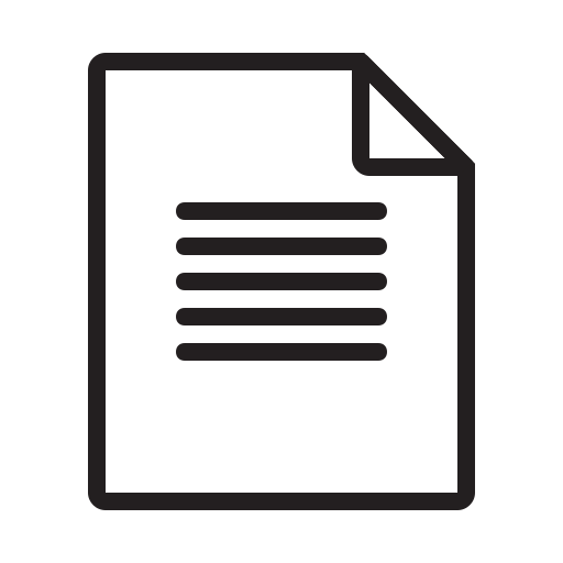 Page, file, data, format, paper, office, document icon
