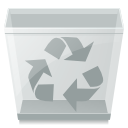 Empty, trashcan icon