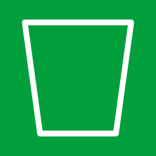 Bin, empty, recycle icon