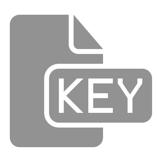 Key, document, file icon