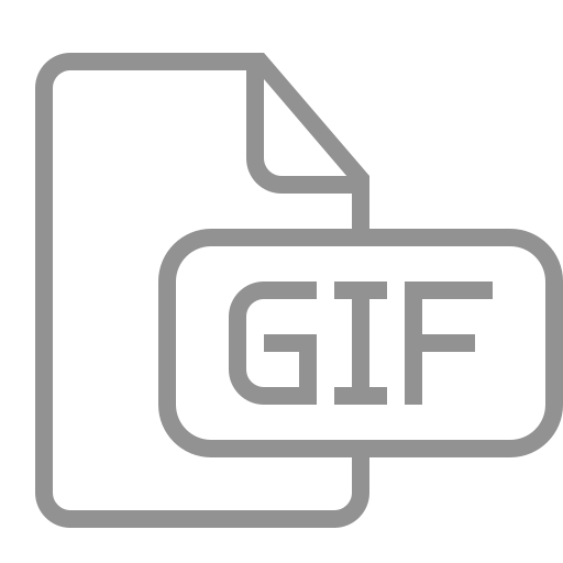 Document, file, gif icon
