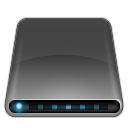 External, drive, disk, modem icon