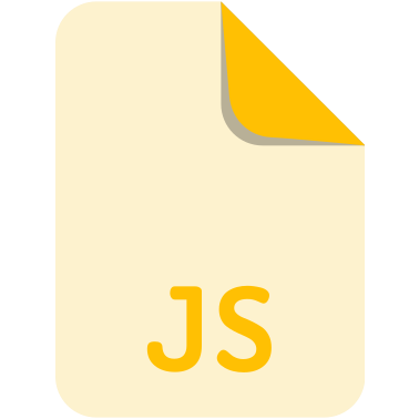 Extension, file, js, name icon