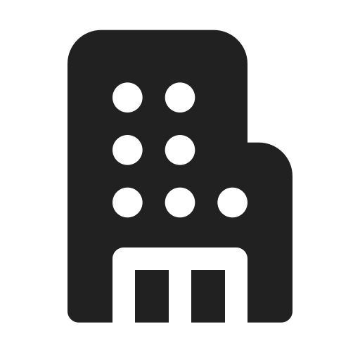 Ic, fluent, building, filled icon