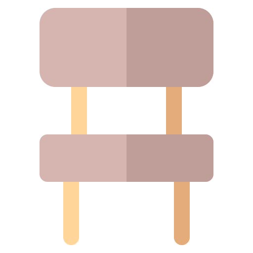 Chair, furniture, office, school icon