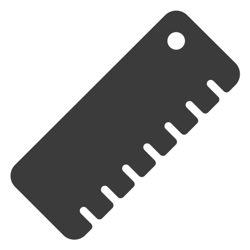 Design, measure, ruler, stationery, tool icon