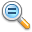 Actual, equal, zoom icon