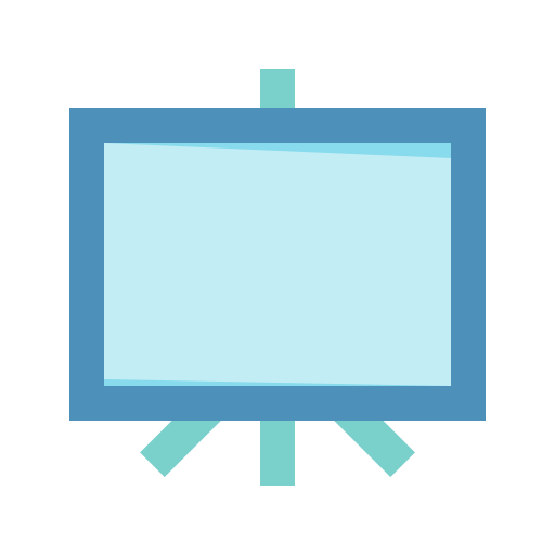 Presentation, seo, training icon