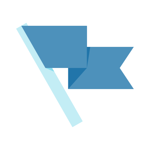 Completion, flag, goals icon