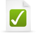 File, document, paper, green icon