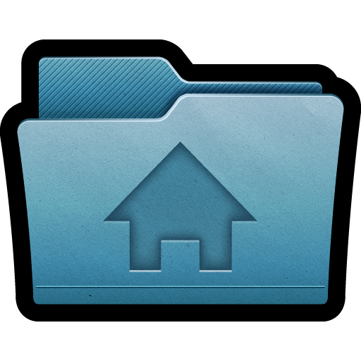 Folder, home, mac icon