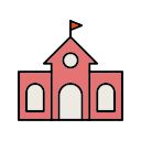 Library,Architect,Architecture,Flag,Old