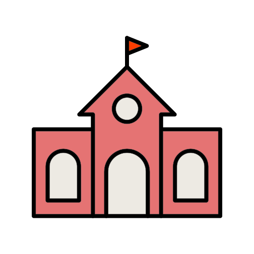 Library, architect, architecture, flag, old icon