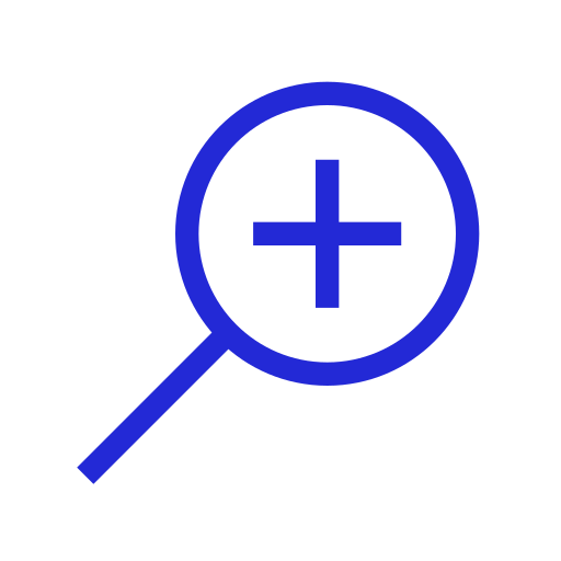 Zoom, in icon