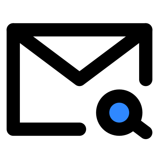 Email, search icon