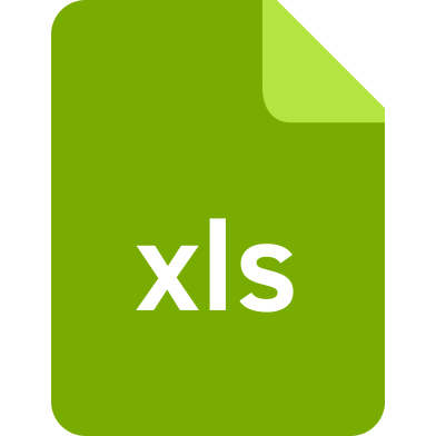 Xls, document, extension, file, format icon
