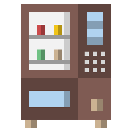 And, beverages, food, machine, restaurant, snacks, vending icon