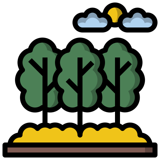 And, architecture, landscape, nature, spruce, tree, trees icon