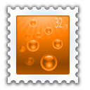 Document, send, stamp icon