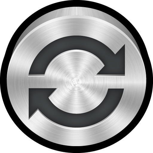 Isync, metal, refresh icon