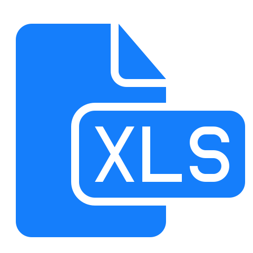 Document, file, xls icon