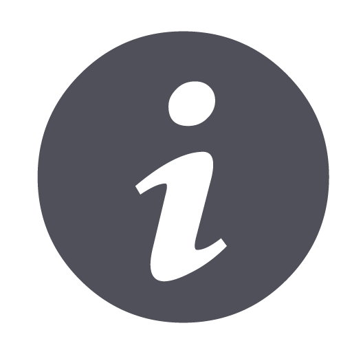 Info, information, notice, help icon