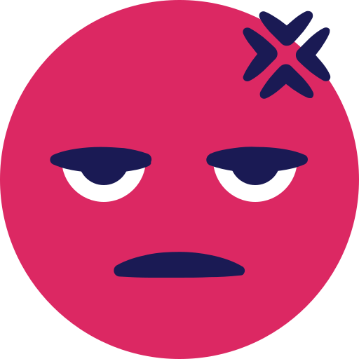 Emoji, face, pissed icon