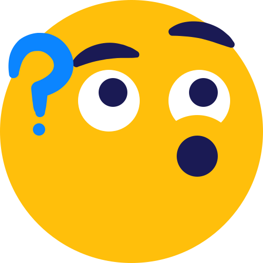 Emoji, quistion, smiley icon