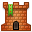 Castle, museum, tower icon