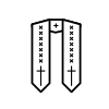 Catholic,Christian,Church,Robe,Scarf