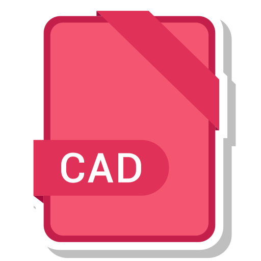 Cad, document, extension, format, paper icon