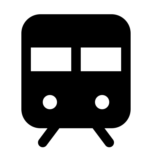 Train, fill icon