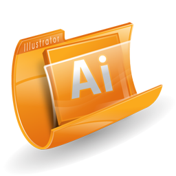 Adobe, folder, illustrator icon