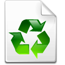 Recycle, paper icon