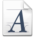 A, file, paper, doc, document icon