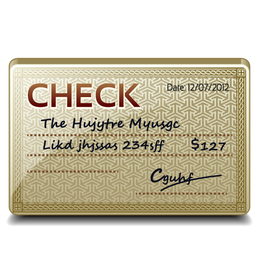 Check, echeck icon