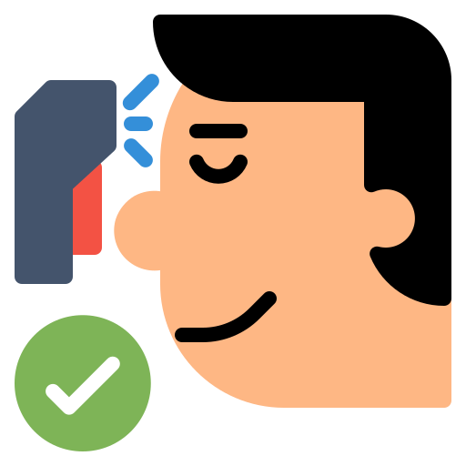 Check, covid, flu, heat, scan, temperature, thermometer icon
