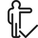 Check,Person,Right,Turn,User,Group,Profile