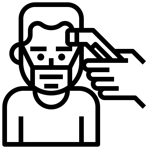 Check, checklist, coronavirus, heat, mark, scan, temperature icon