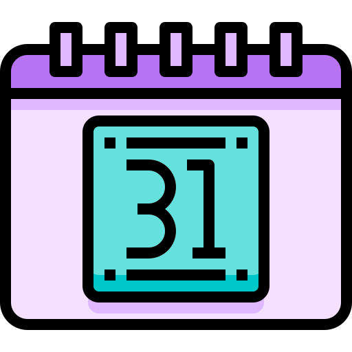 Halloween, schedule, calendar, event, time, day icon