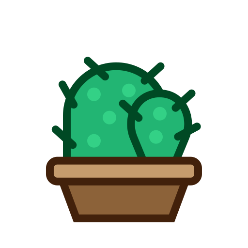 Cactus, furniture, nature, plant, tree icon