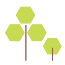 Green,Hexagon,Nature,Tree