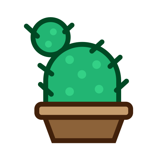 Cactus, furniture, nature, plant, tree icon