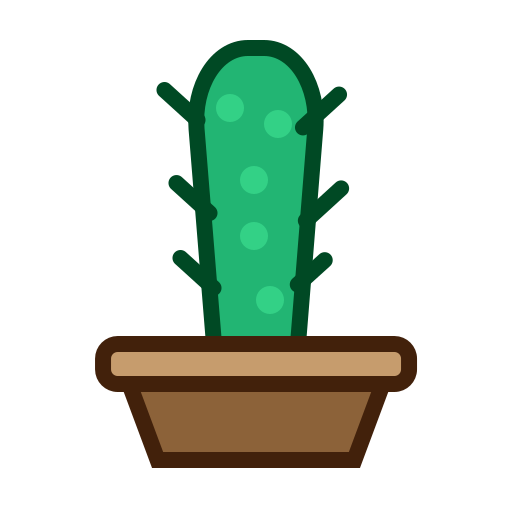Cactus, furniture, nature, plant, tree icon