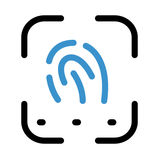 Biometric, finger, fingerprint, identity, thumb icon