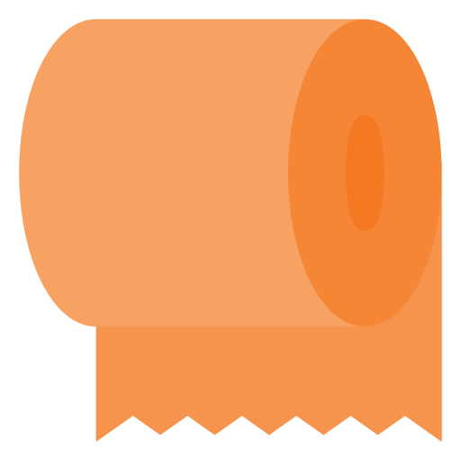 Halloween, holyday, paper, toilet, treat, trick icon