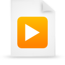 File, document, paper, orange icon