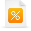 File, document, paper, orange icon